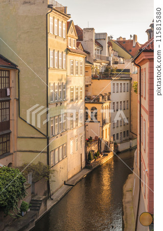 The Certovka, Devil's Canal, also called Little Prague Venice. The Certovka, Devil's Canal, also called Little Prague Venice. 115815880