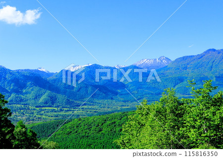 Mount Togakushi in June Mount Togakushi in Spring 115816350