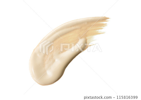 Liquid foundation color sample with a smooth impression 115816399