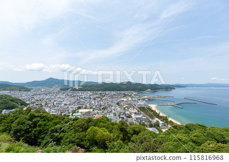 淡路島洲本市全景 淡路島洲本市全景 115816968