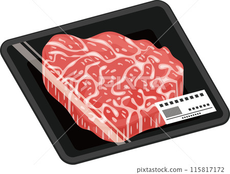 沙朗牛排的插圖 沙朗牛排的插圖 115817172