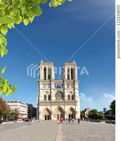 Facade of Notre Dame 115818695
