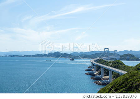 Naruto Strait and Onaruto Bridge in Tokushima Prefecture 115819376