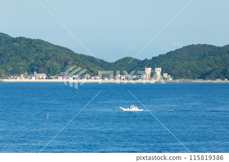 Nushima Island off the coast of Minami Awaji City 115819386