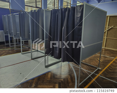 Voting booths for elections Voting booths for elections 115819749