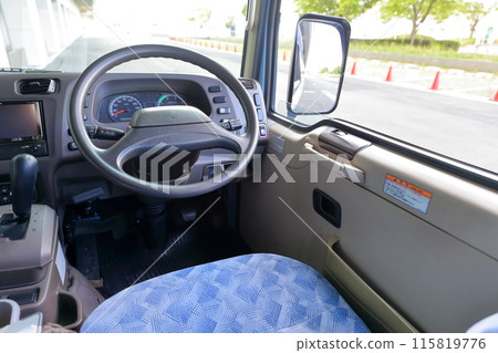 minibus driver's seat minibus driver's seat 115819776