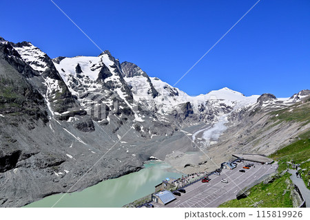 Grossglockner, Austria's highest peak, and the Pasterze Glacier Grossglockner, Austria's highest peak, and the Pasterze Glacier 115819926