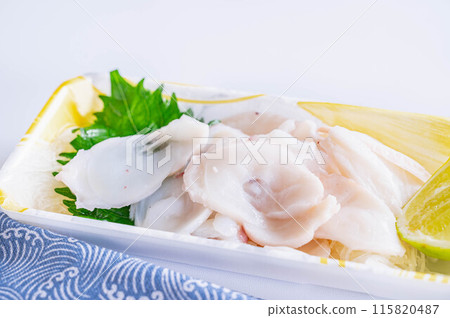 Pacific octopus sashimi Pacific octopus sashimi 115820487