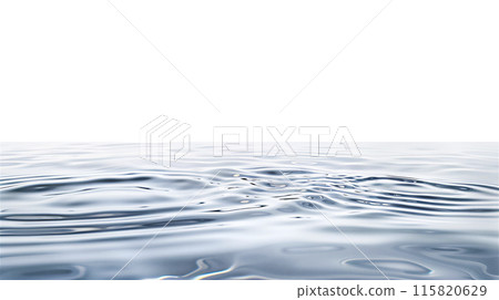 Ripples on a quiet water surface 115820629