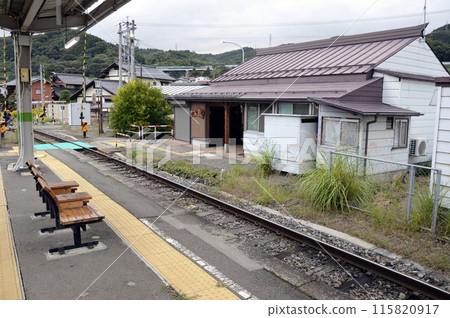 Unmanned station in the afternoon 115820917