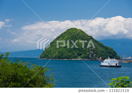 淡島風景、西伊豆海景 115821519
