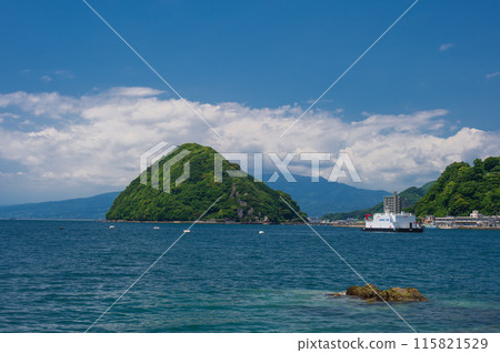 淡島風景、西伊豆海景 115821529