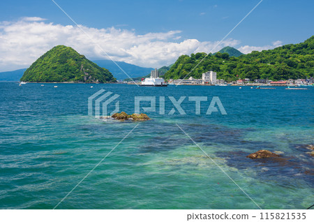 淡島風景、西伊豆海景 115821535