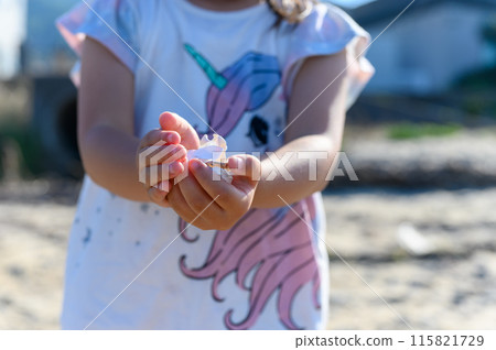 海邊有貝殼的女孩 115821729