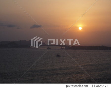 Scenery seen from Awaji Island, Hyogo 115823372