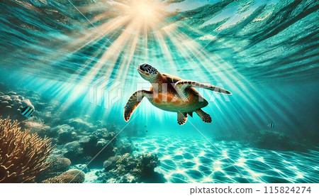 Sea turtle Sea turtle 115824274