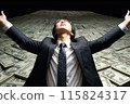 Image of a successful person (a lot of money) 115824317