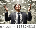 Image of a successful person (a lot of money) 115824318