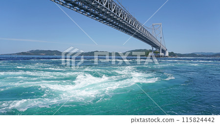 Impressive spring tides: Naruto Strait (Naruto City, Tokushima Prefecture) Impressive spring tides: Naruto Strait (Naruto City, Tokushima Prefecture) 115824442