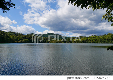 靜岡縣伊東市一碧湖(大池) 靜岡縣伊東市一碧湖(大池) 115824748