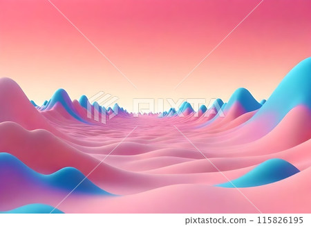 Abstract art blur fluid gradient wallpaper, 3d gradient background, 115826195