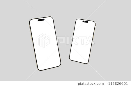 3d rendered Realistic phone mockup design 3d rendered Realistic phone mockup design 115826601