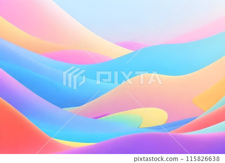 Abstract art blur fluid gradient wallpaper, 3d gradient background, 115826638