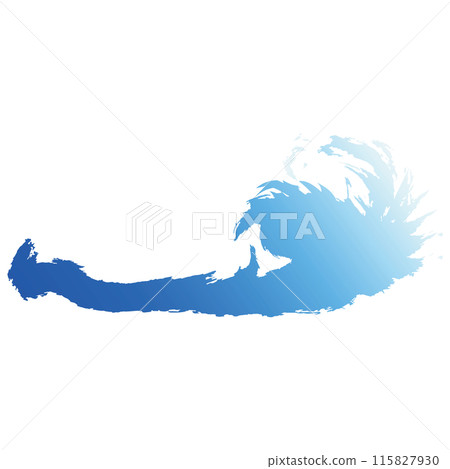 Powerful sea and wave splash illustration vector Powerful sea and wave splash illustration vector 115827930