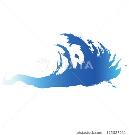 強大的海浪浪花插畫素材向量 強大的海浪浪花插畫素材向量 115827931