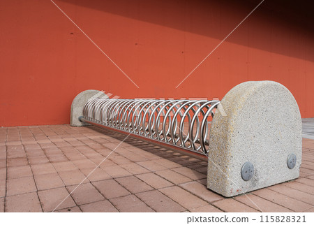 a bicycle rack 115828321