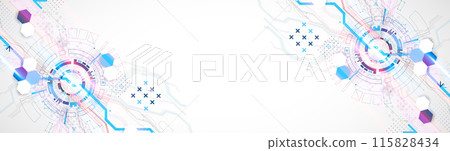 Abstract vector background on a technological theme. Abstract vector background on a technological theme. 115828434