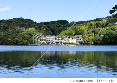 靜岡縣伊東市一碧湖(大池) 靜岡縣伊東市一碧湖(大池) 115828519