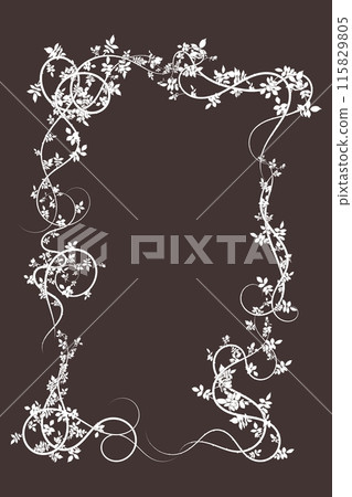 complex pattern on a brown background hops weave 115829805