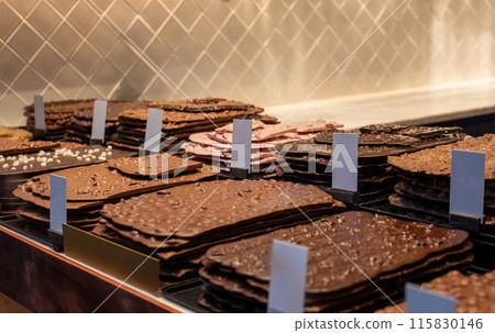 Vienna, Austria, August 18, 2022. A shop window displaying a local specialty 115830146