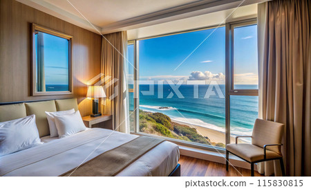 beautiful modern hotel overlooking the sea and ocean beautiful modern hotel overlooking the sea and ocean 115830815