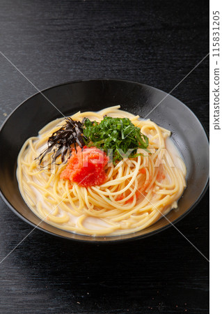 Creamy Mentaiko Spaghetti Creamy Mentaiko Spaghetti 115831205