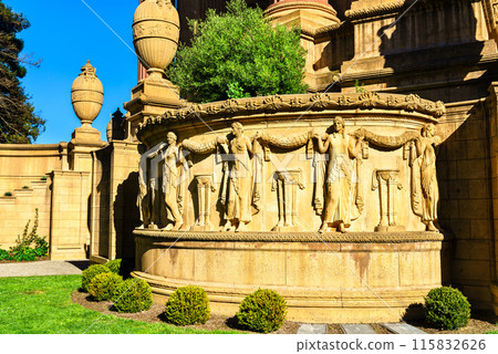Palace of Fine Arts in San Francisco - California, United States 115832626