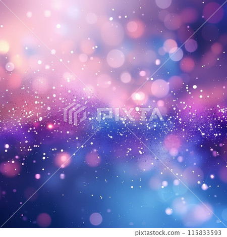 Colorful bokeh lights create abstract winter holiday ambiance 115833593