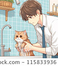 Cats who don't like baths 115833936