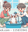 Cats who don't like baths 115833941