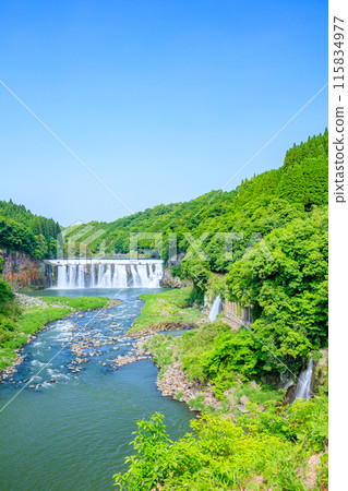 Chinda Falls in early summer, Bungo-Ono City, Oita Prefecture 115834977