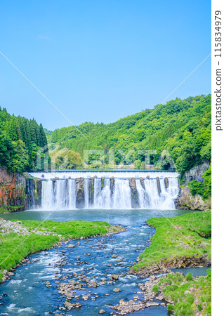 Chinda Falls in early summer, Bungo-Ono City, Oita Prefecture 115834979