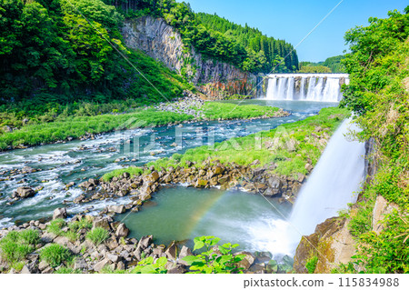 Chinda Falls in early summer, Bungo-Ono City, Oita Prefecture 115834988