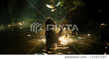 Epiphany abstract concept 115837287
