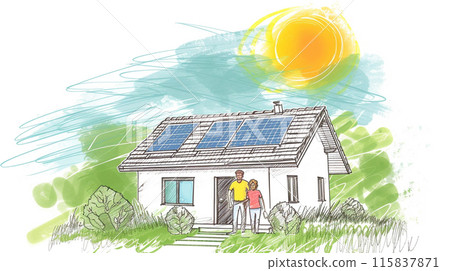 Eco-friendly store 115837871