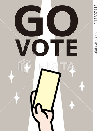 在投票箱中投票的向量圖 115837912