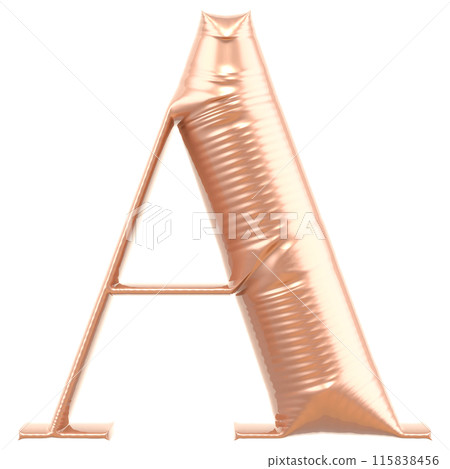 number colorful balloons isolated on white 115838456