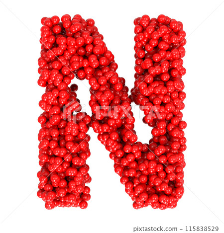 number colorful balloons isolated on white 115838529