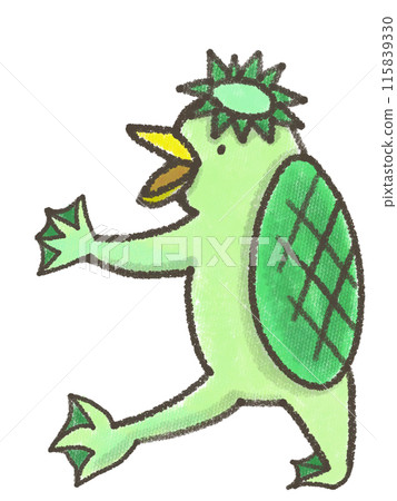 Kappa 蠟筆插圖 Kappa 蠟筆插圖 115839330