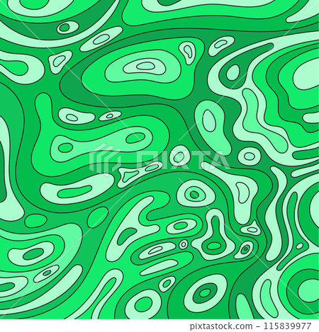 green background with black line and abstract doodle green background with black line and abstract doodle 115839977